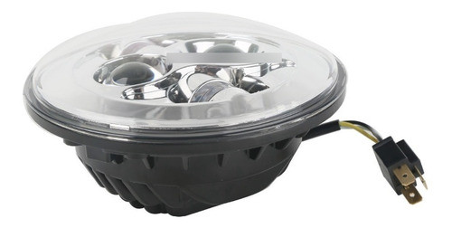 Farol De Led 7  Harley Davidson Fundo Cromado 1