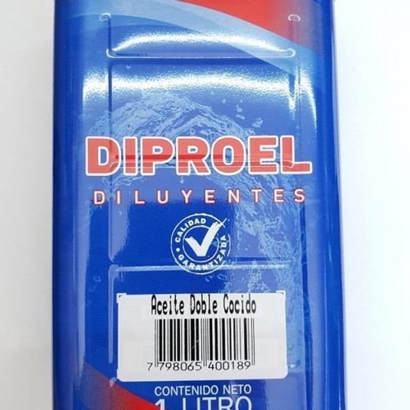 Combo Aceite De Lino Para Madera Fleming Diproel 1 Lt + Pincel 1