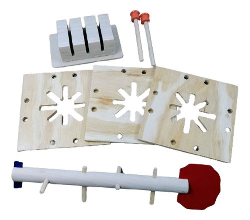 Llave Motricidad Fina Supinación Madera Ensartar Qwerty 1