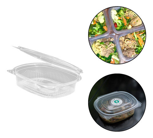 Kit 50 Pote Mpp-14 350ml Para Freezer E Micro-ondas Meiwa 0