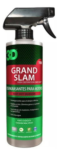 3d Grand Slam 500ml Limpiamotor Rmr Car 0