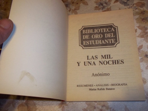 Obra Completa - N° 4 - Las Mil Y Una Noches - Anteojito 1