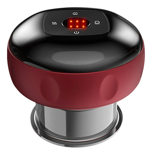 Massager De Ventosas Elétrico Com Vibração De Luz Vermelha 0