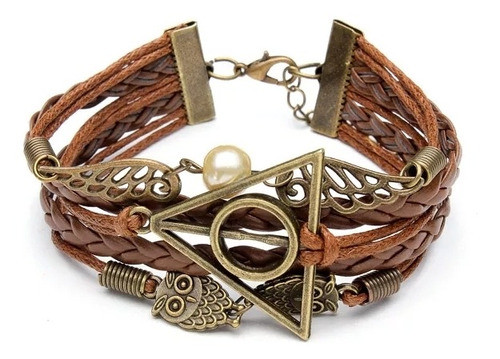 Pulsera Reliquias Harry Potter + Collar Snich 0