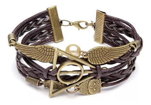 Pulsera Reliquias Harry Potter + Collar Snich 1