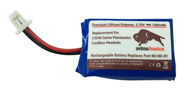 Bateria Plantronics Cs540, Cs540a Cs540-xd 86180-01 0
