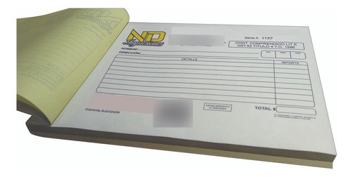 2 Boletas De Facturación Autocopiante 0