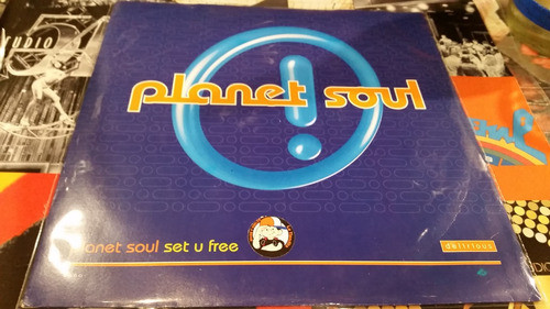 Planet Soul Set U Free Vinilo Maxi Uk Muy Buen Estado 1996 0