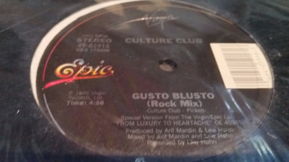 Culture Club Gusto Blusto Vinilo Maxi Muy Buen Estado Promo 0
