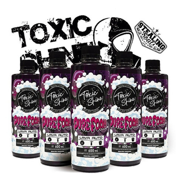 Toxic Shine | Pure Foam Shampoo | Espuma Activa | Ph Neutro 0