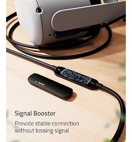 Syntech Cable Link De 26 Pies Con Amplificador De 1