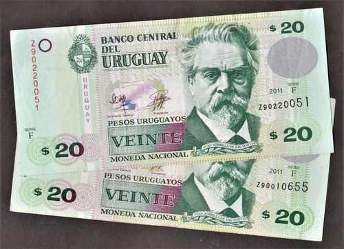 Eb+ De Colección Reposición $20 Serie F (2011) 1