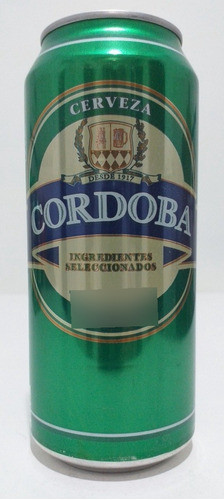 Córdoba Dorada Lata Cerveza 473cm 2014 Llena - Envíos (124) 0
