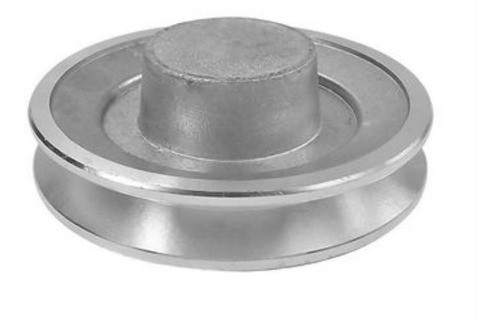 Polia De Alumínio 1 Canal Tipo B 130mm 130b1 Mademil Gabitec 0