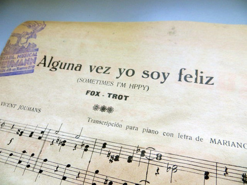 Alguna Vez Yo Soy Feliz Joumans Y Romero Partitura 1