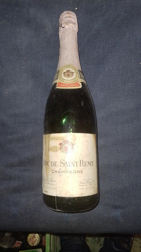 Antigua Botella De Vidrio Años 60 - Champagne Duc De S. Remy 0