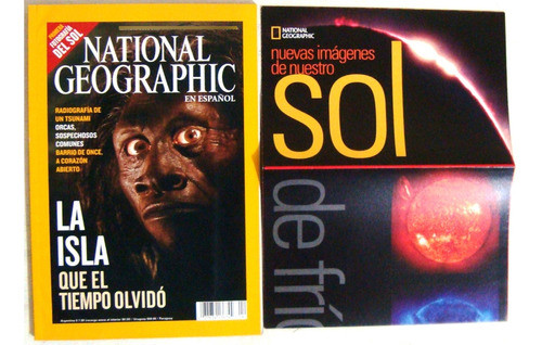 Revista National Geographic Gran Mapa Lamina El Sol Espacio 0