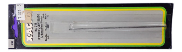 Hoja De Sierra X 5 X -acto /746/  Extra  Fina Grosor  0,08 0