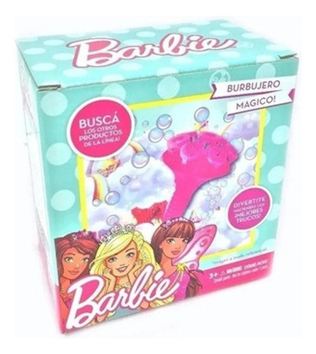 Burbujero Magico De Barbie Trompeta Faydi Juguete Dreamtopia 0