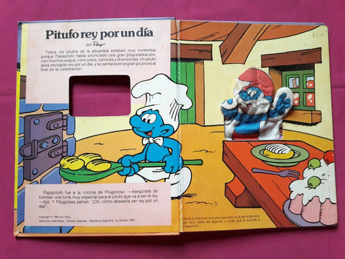Pitufo Rey Por Un Día - Cuento Infantilanimado Con Titere 1