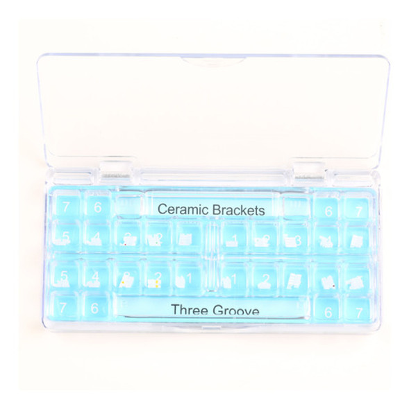 Brackets Cerámicos X1 Caso Roth 0.22 Ortodoncia 0