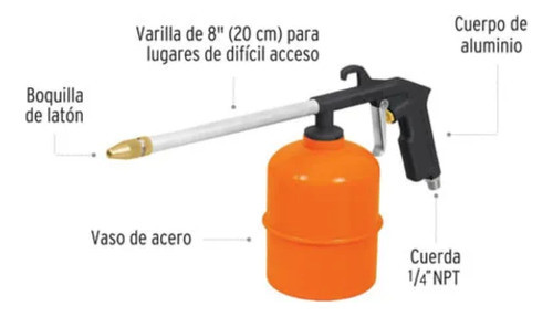 Pistola Soplete Limpieza Motores Truper 1