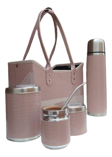 Set Matero Premiun Completo De Charol Crocot 1
