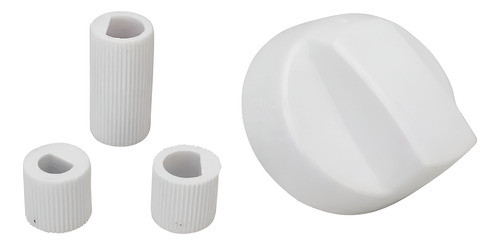 Perilla Universal Blanca Para Cocina Con Adaptadores 0