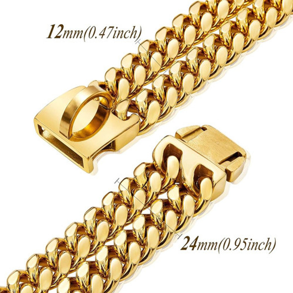 Collar Para Perros Medianos (24 Pulgadas, Amarillo) 1