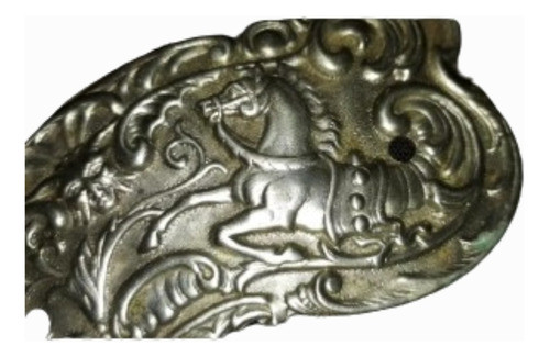 Heraldica Caballo  Gargola Antiguas Cachas  Baño Platina Lea 0
