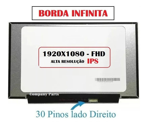 Tela 15.6 P70f Dell I15-7580-a30s I15-7580-a40s Full Hd 1