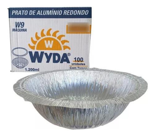500 Marmitas De Alumínio Redonda 9 Máquina Wyda Atacado 0
