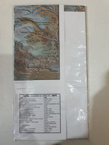 Mapa-parque Nacional Los Glaciares- Minimapa 1