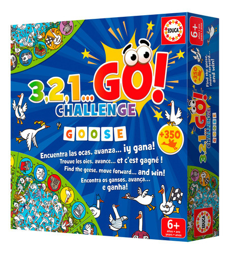 Juego Infantil Didactico 3 2 1 Go Goose Oca Busqueda Educa ® 0