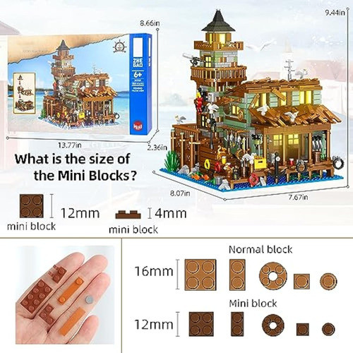 Fishing Village Store - Juego De Construcción De 1