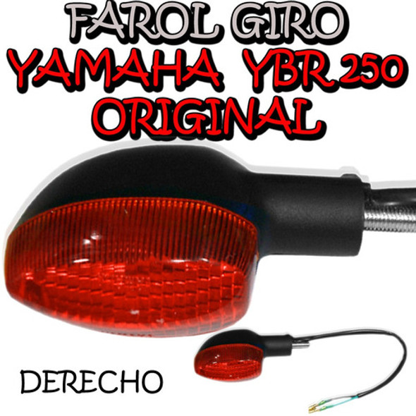 Farol De Giro Yamaha Ybr Xtz 250 Original Del Der Plan Fas 0