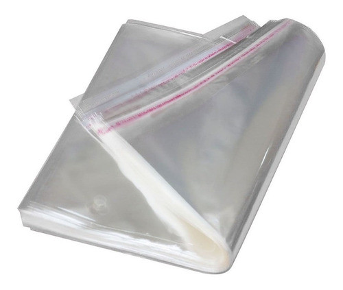 Saco Adesivado Plástico Transparente 5x10 C/ 1.000 Unidades. 0