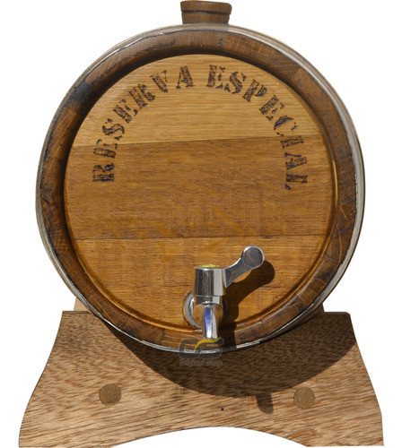 Barril Corote Envelhecer Cachaça Cumaru 3l Torneira Rústico 1