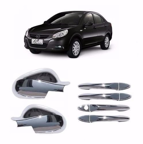 Kit Cromado Capa Maçanetas Retrovisor Jac J3 Turin 0