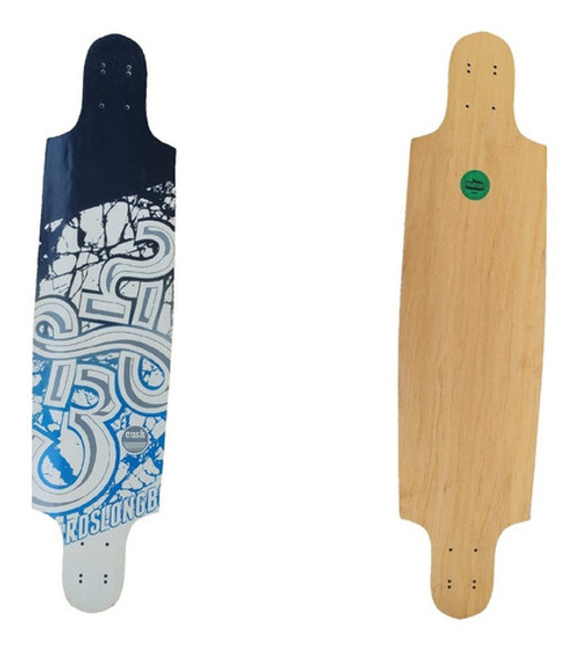 Shape Cush Longboard Skate Marfim Sm25 96x24cm 0