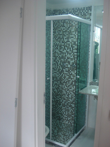 Box P Banheiro, Vidro Temperado 8mm, Incolor, (tipo Blindex) 1