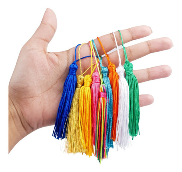 Pingente De Seda Tassel - Franja - Mix - C/50 Nybc 0