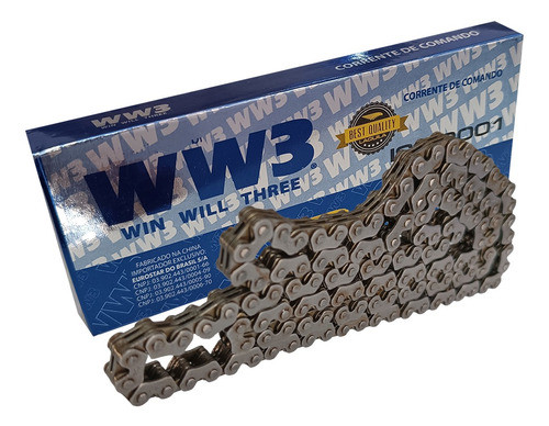 Corrente Comando Ww3 94 Elos Cg150 Sport 2004 2005 2006 2008 1