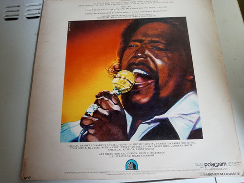 Lp Barry White 1979 The Songs Sing I Love To Sing-conservado 1