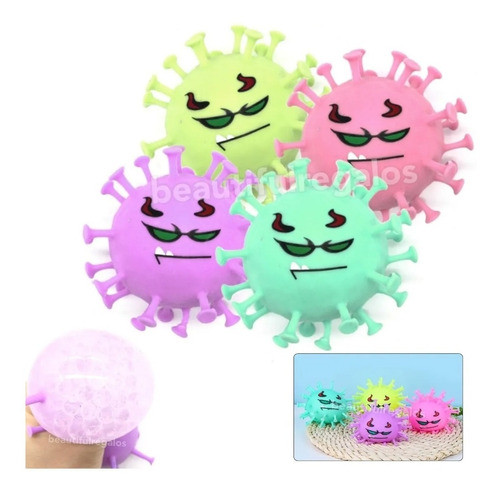 Squishy Virus Germen Orbis Puffer Ball Antiestres Sensorial 0