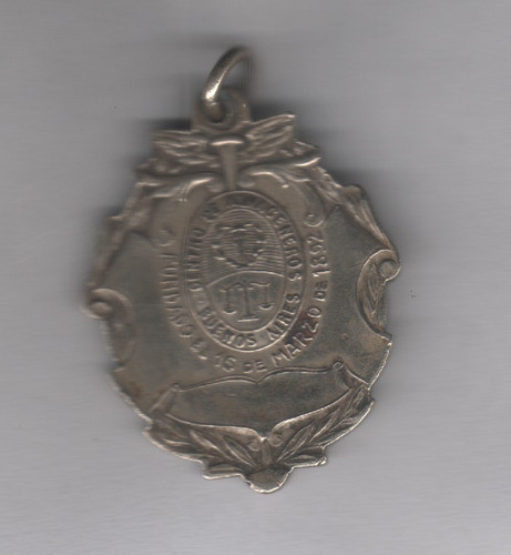 Medalla - Centro De Almaceneros De Buenos Aires -  Año 1912 1
