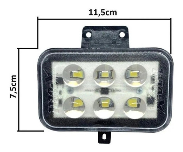 Farol Bloco Óptico Crf 230 X-cell Com 6 Leds 1