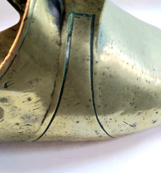 Estribo Antiguo De Bronce Macizo,  Colonial .original 1