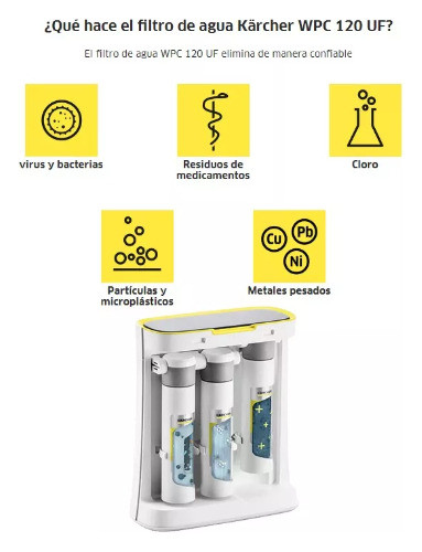 Purificador Karcher De Agua Wpc 120 Kirkor - Sas 1