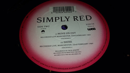 Simply Red If You Don't Know Me By Now Vinilo Maxi Europe 89 1